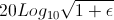 Passband ripple equation expressed in decibles