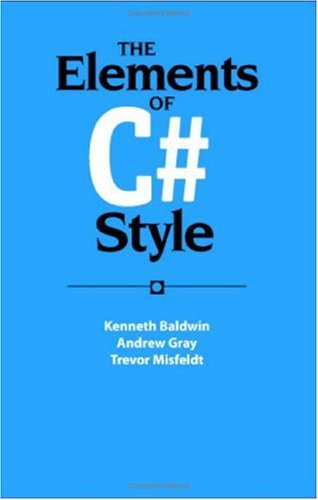 Book Elements Of CSharp Style